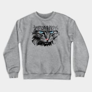 Cat Posterize Crewneck Sweatshirt